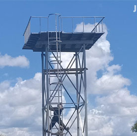 Steel Elevated Water Tank Tower
